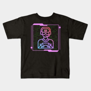 Sleeping By Day Gaming By Night Kids T-Shirt